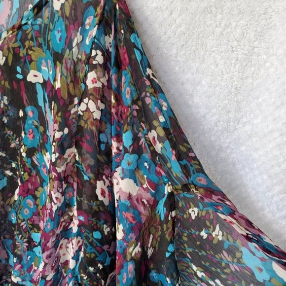 Warehouse One Cold Shoulder Blouse Size XXXL - Picture 2 of 6